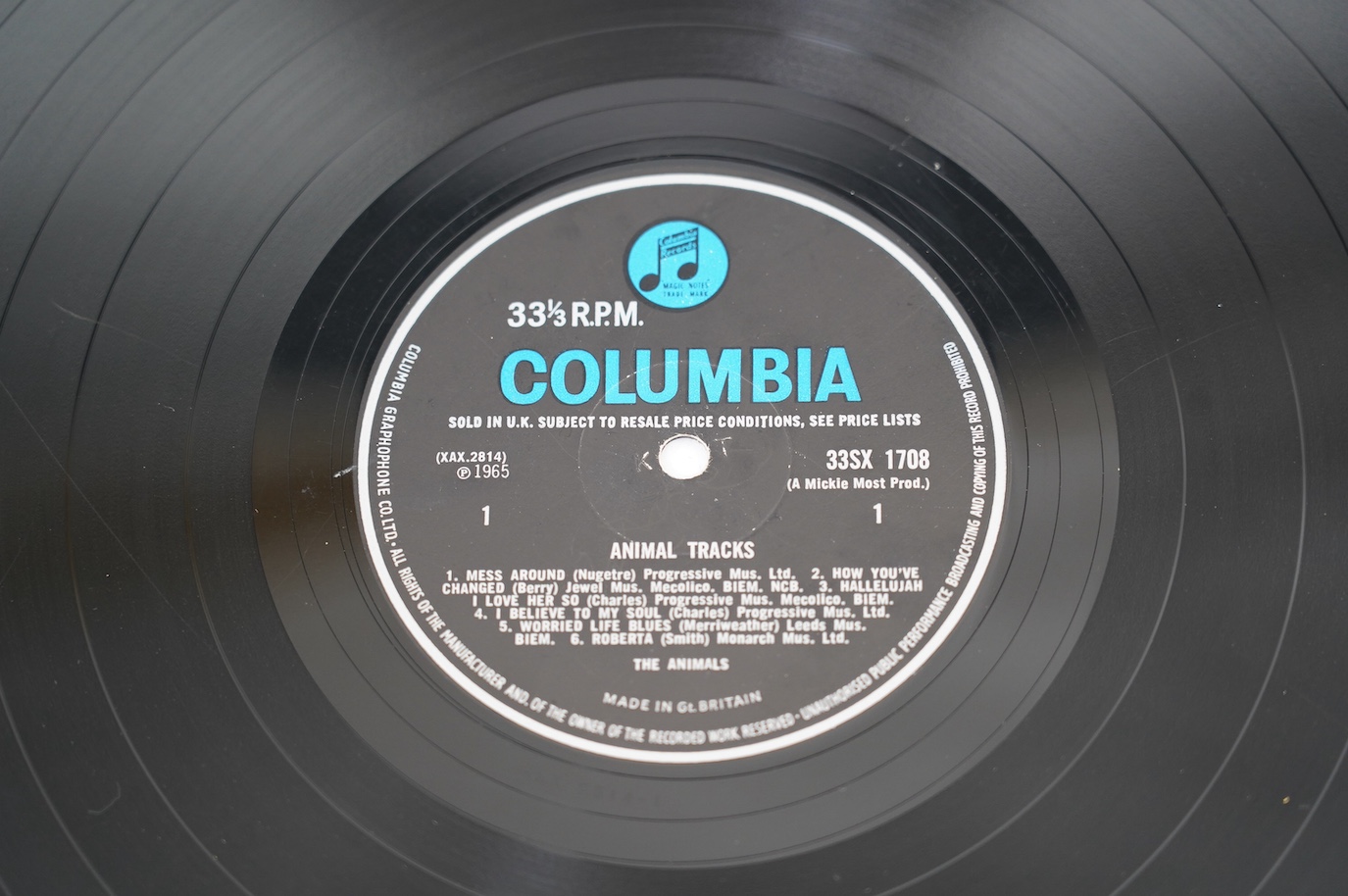 Eight The Animals LP record albums including; Animal Tracks on Columbia 33SX 1708, The Animals 33X 1669, The Most of the Animals and another (both mono), House of the Rising Sun and another, Animalization, The Animals on